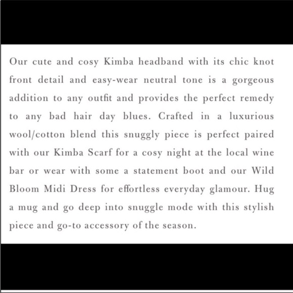 Spell Kimba Scarf & Headband Set - Picture 3 of 8